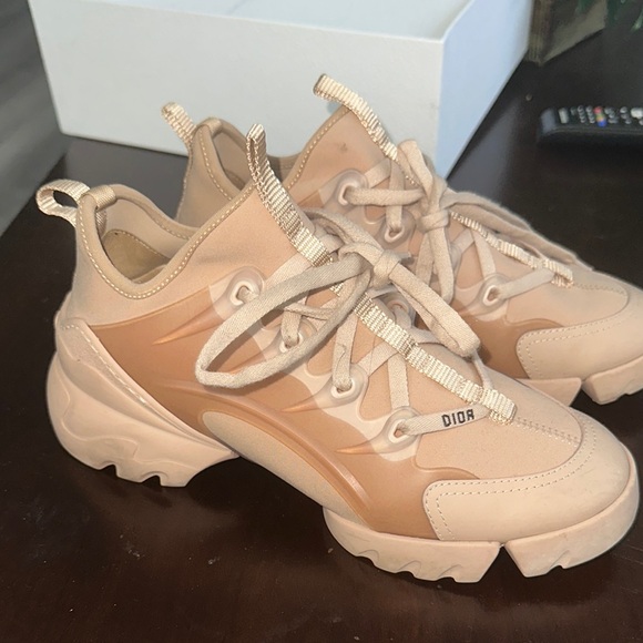 Dior Nude Tone Sneakers - Picture 2 of 6